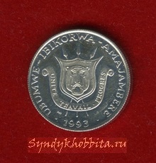 1 франк 1993 года Бурунди